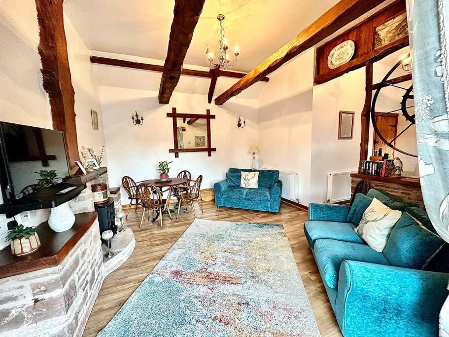 Detached One Level Stone Barn Villa Llangwm-Isaf Dış mekan fotoğraf